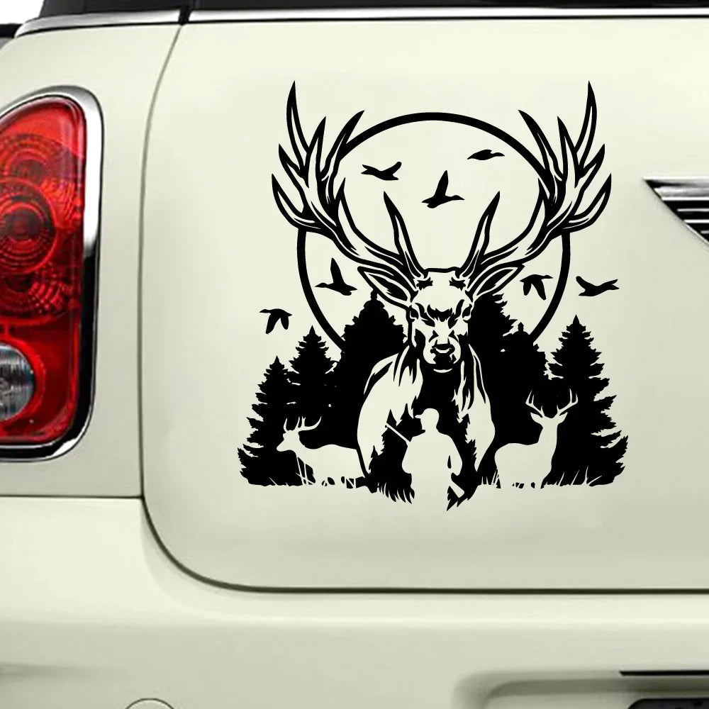 Deer /Waterfowl Hunting PVC Sticker Cute Waterproof Decal