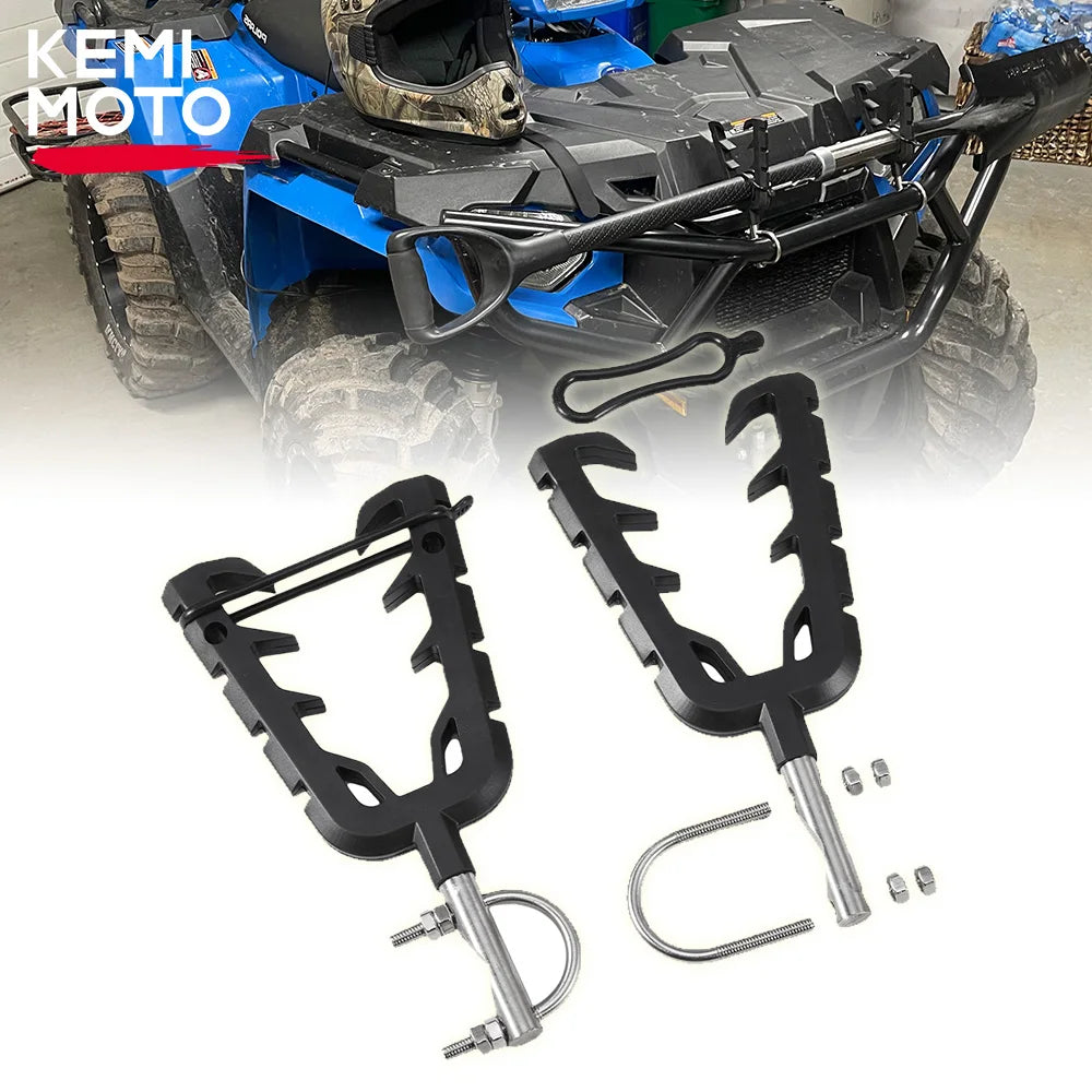 Deal !  ATV -SBS  Gun Rack Hunting Tool Holder Rack Mount with Rubber Straps /Fits 0.8-1.3in Roll Bar