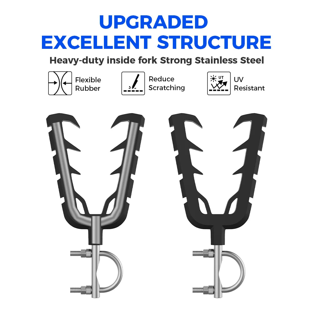 Deal !  ATV -SBS  Gun Rack Hunting Tool Holder Rack Mount with Rubber Straps /Fits 0.8-1.3in Roll Bar