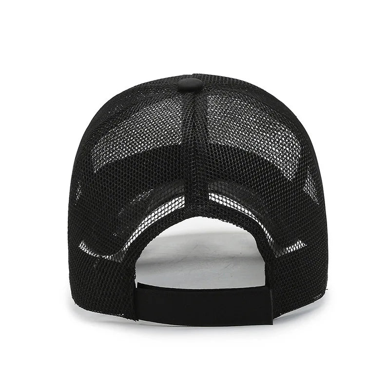 New Men Summer Mesh Cool Trucker Sunhat Long Brim