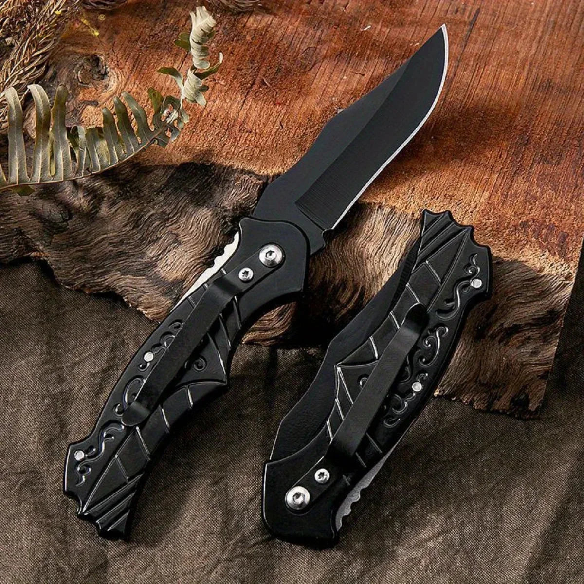 Timberline Budget/ Portable Outdoor Folding Pocket Knife - Sharp Survival Knife for the Woodsman