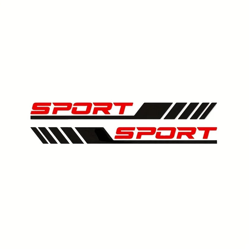 ALL NEW GRAPHIC ! 4pcs  Door Side Sport Diagonal Stripe Auto Door Decals