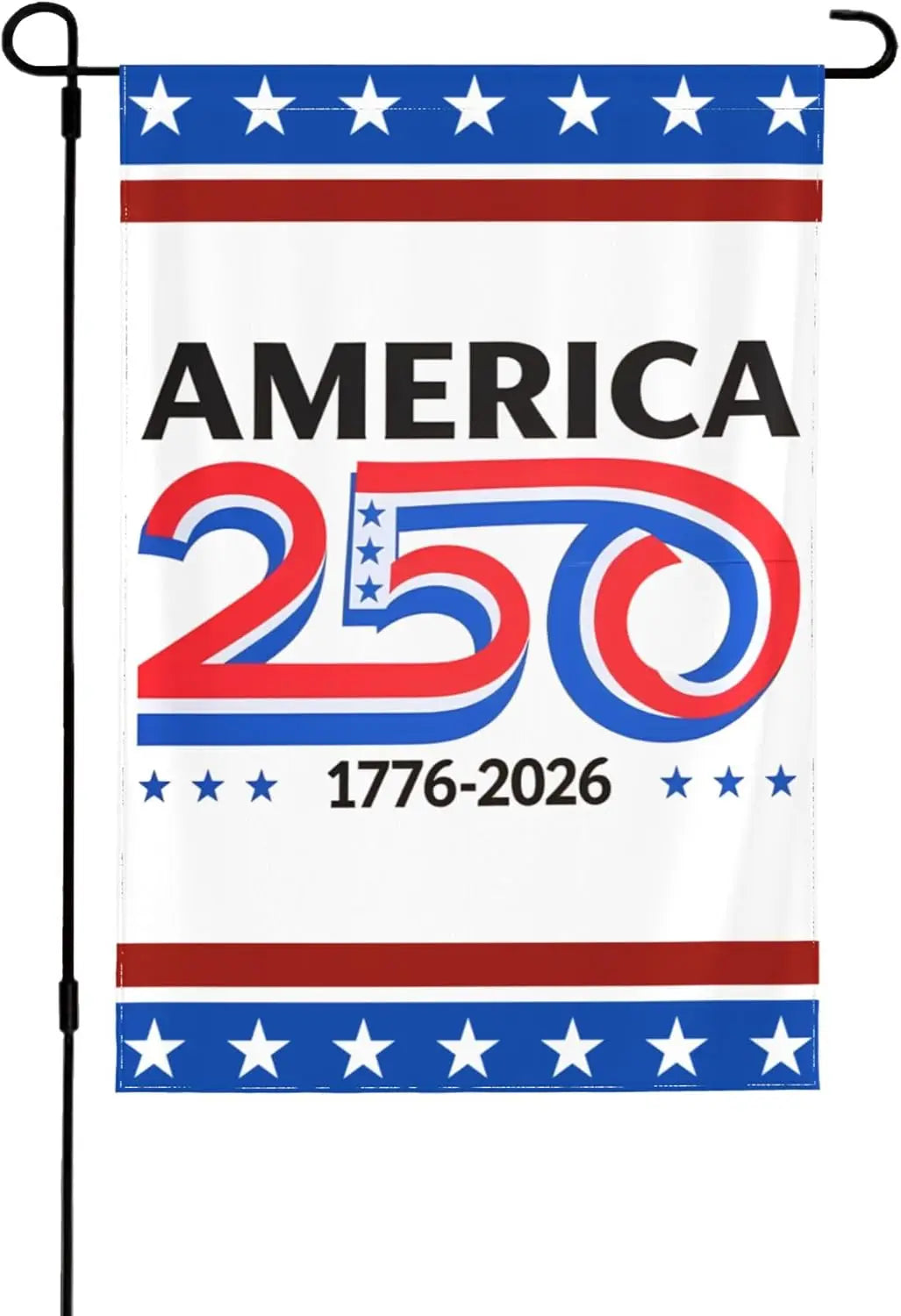 28"x40" America 250th Birthday 1776-2026 Flag USA 250 Years Anniversary Garden Flags for Outside Double Sided Yard Signs