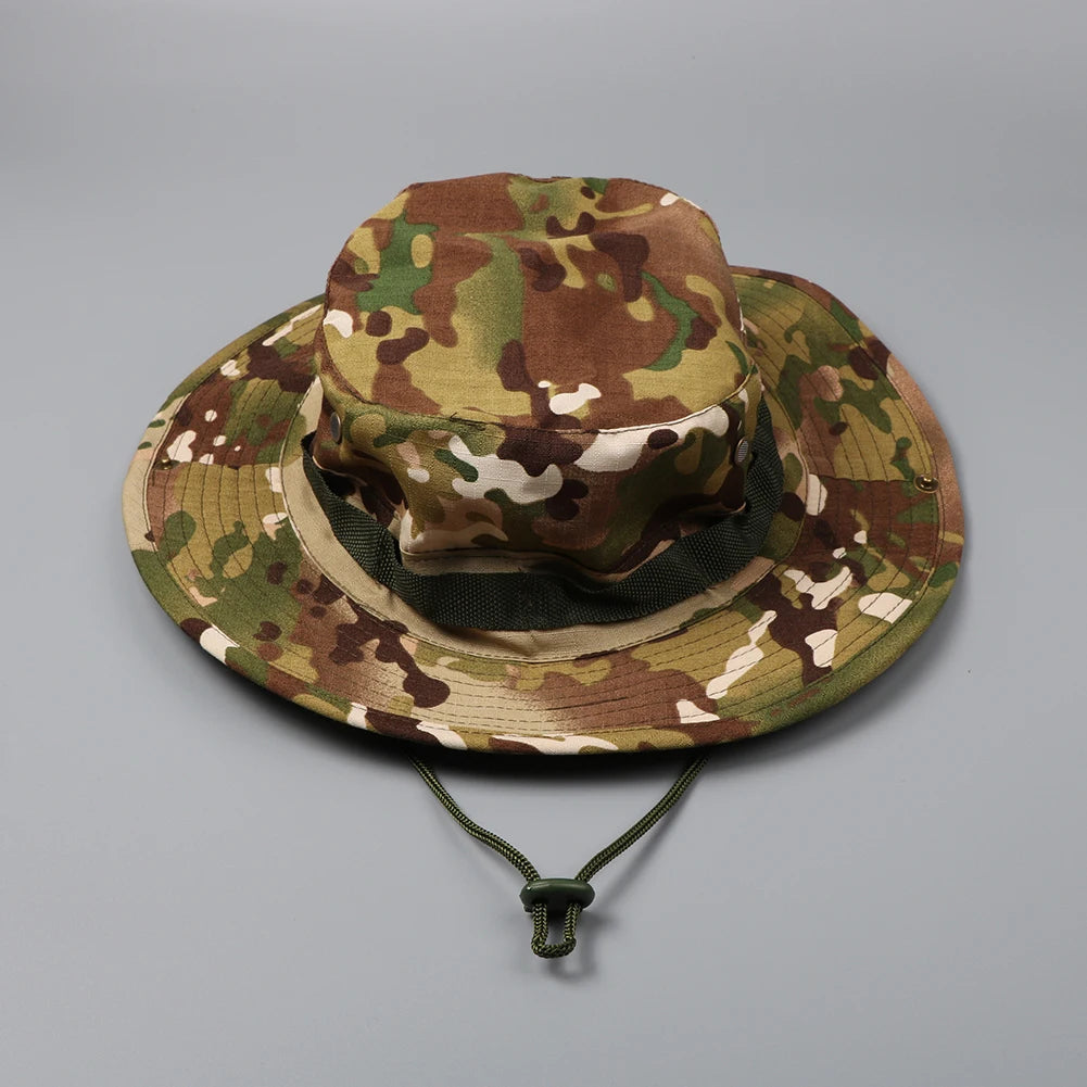 New Sizes-Tactical Boonie  Men /Women Outdoor  Sun Protective Design with Tactical Patterns