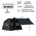 BLACK- Outdoor Camping  Tent Anti-UV Shade Waterproof 3-5 Person Air Tent Hiking Quick Open