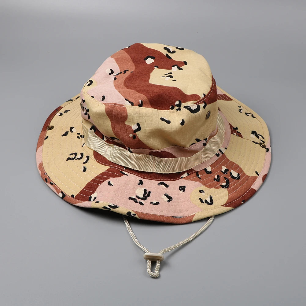 New Sizes-Tactical Boonie  Men /Women Outdoor  Sun Protective Design with Tactical Patterns