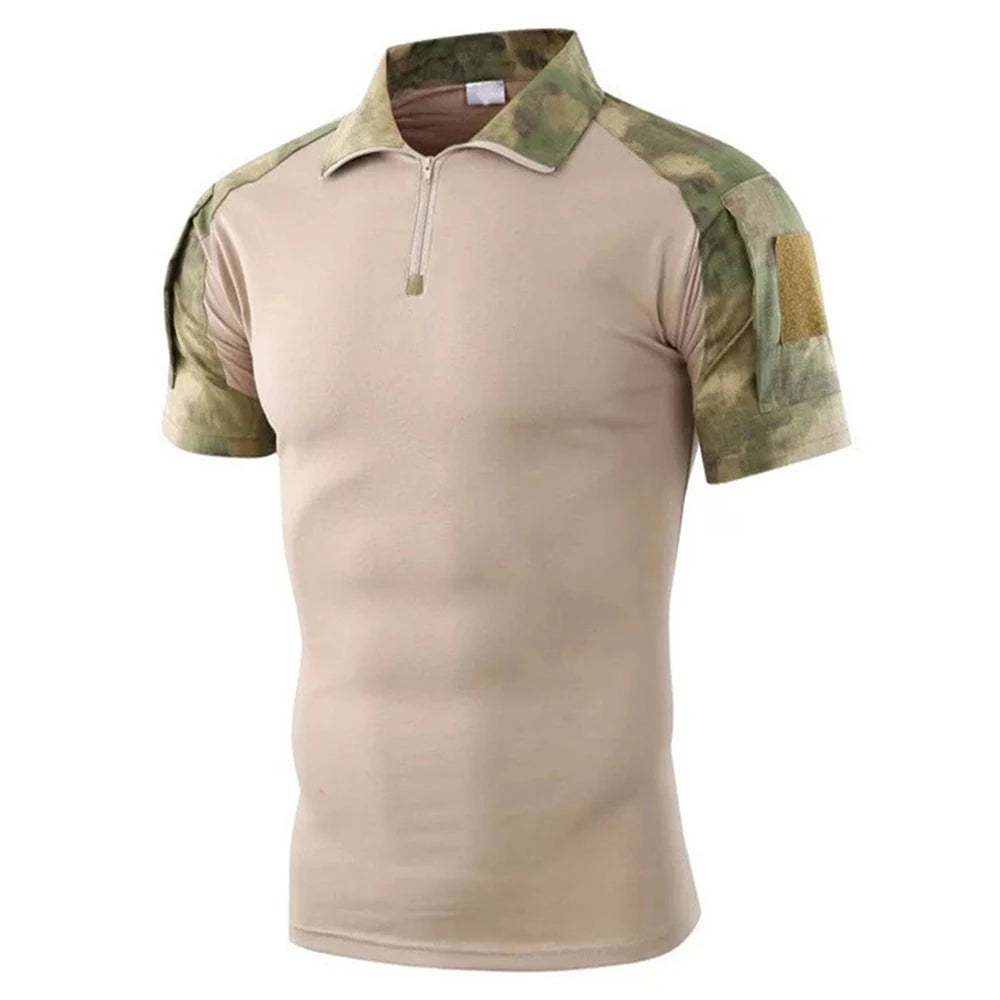 Tactical T-Shirts  Outdoor Sport Tee Quick Dry Short Sleeve Shirt