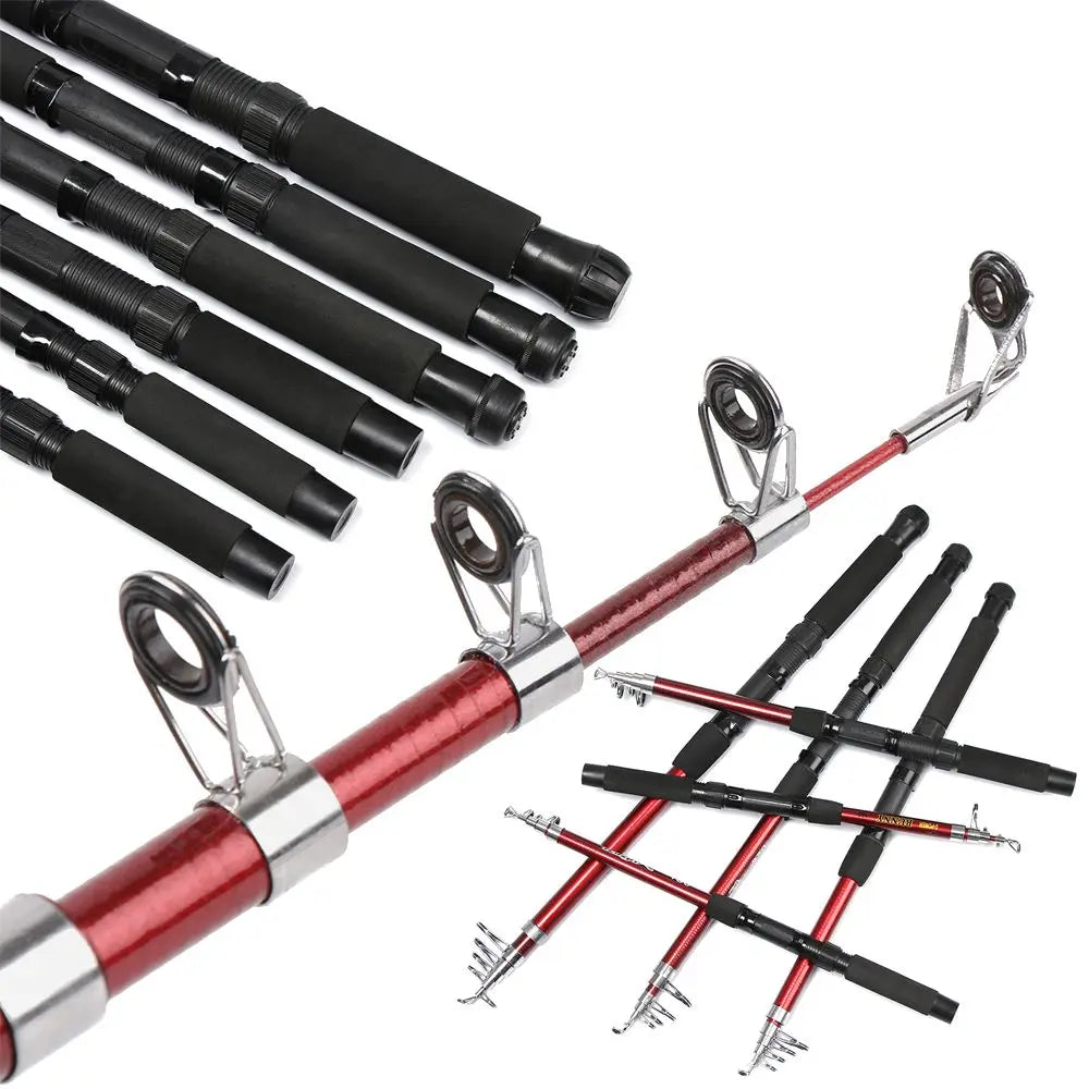 1.8-2.1m Fishing Telescopic Fishing Rod Pole-Hold'em High