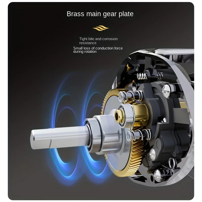 The Raker-7.2:1 Gear Ratio,5+1 Ball Bearing,18LB Max Drag,Baitcasting Reel,For Freshwater  Fish