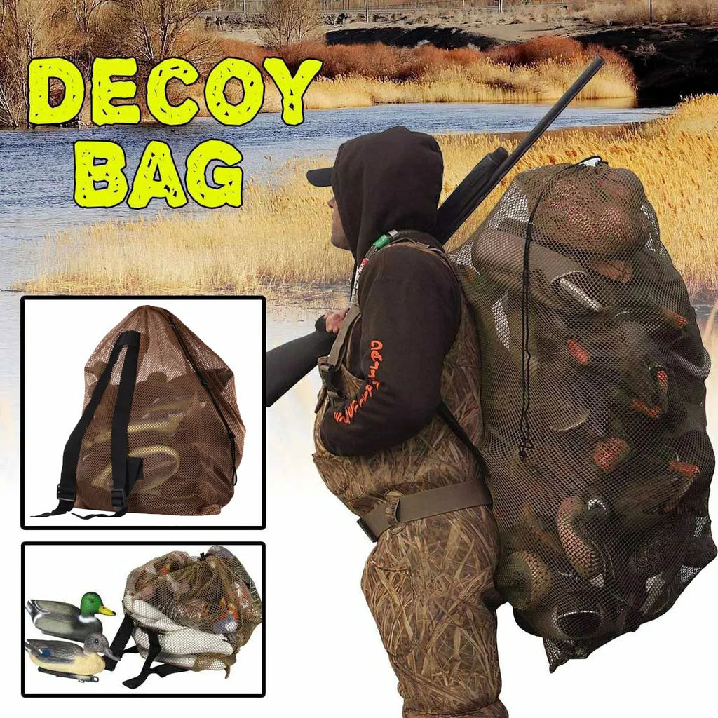 New Item! Selling HOT! 1 Camo Hunting Decoy Adjustable Carrying Nylon Mesh Bag