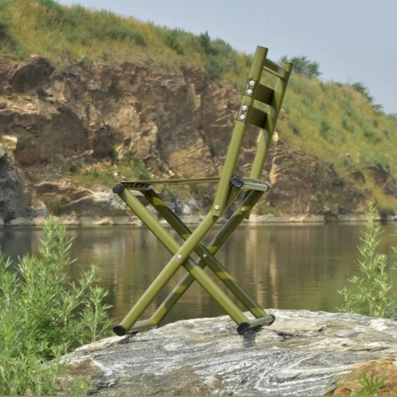 Outdoor metal folding chair,  durable, portable, waterproof, cheap folding fishing chair
