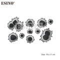 Now Available ! Gun Bullet Hole  PVC Waterproof Sticker