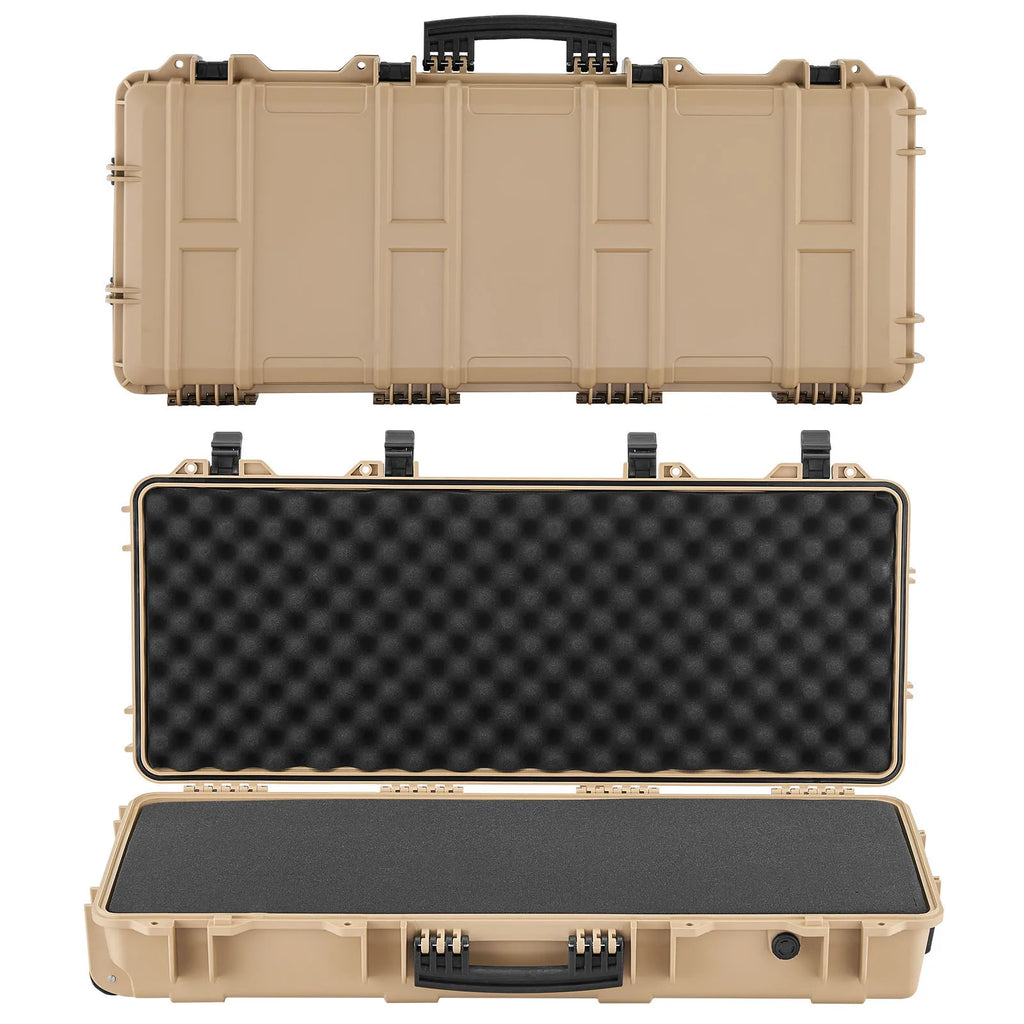 Easy Roll Hard Core Lockable Rifle Case with  Waterproof  for Pistol ,Rifles &Shotguns