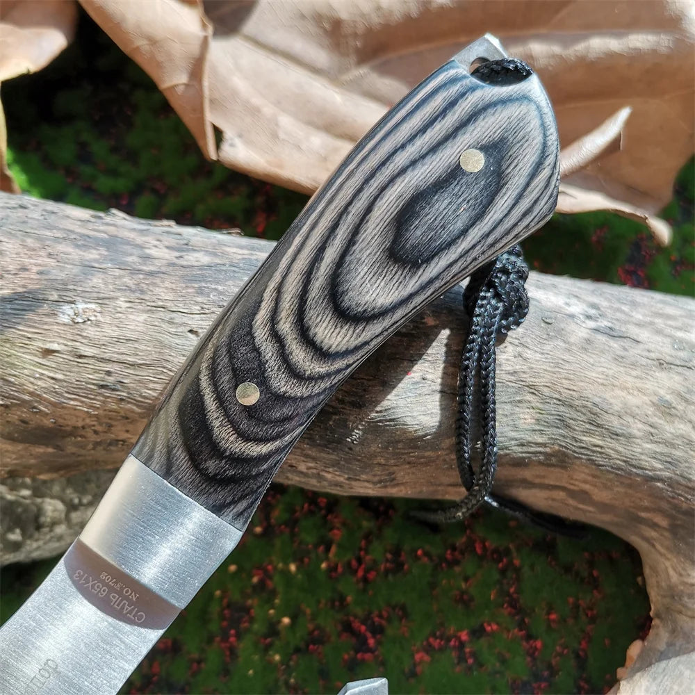 NEW ! Timberline Hatchet Axe with High Hardness Stainless Steel Sharp Blade, Wooden Handle