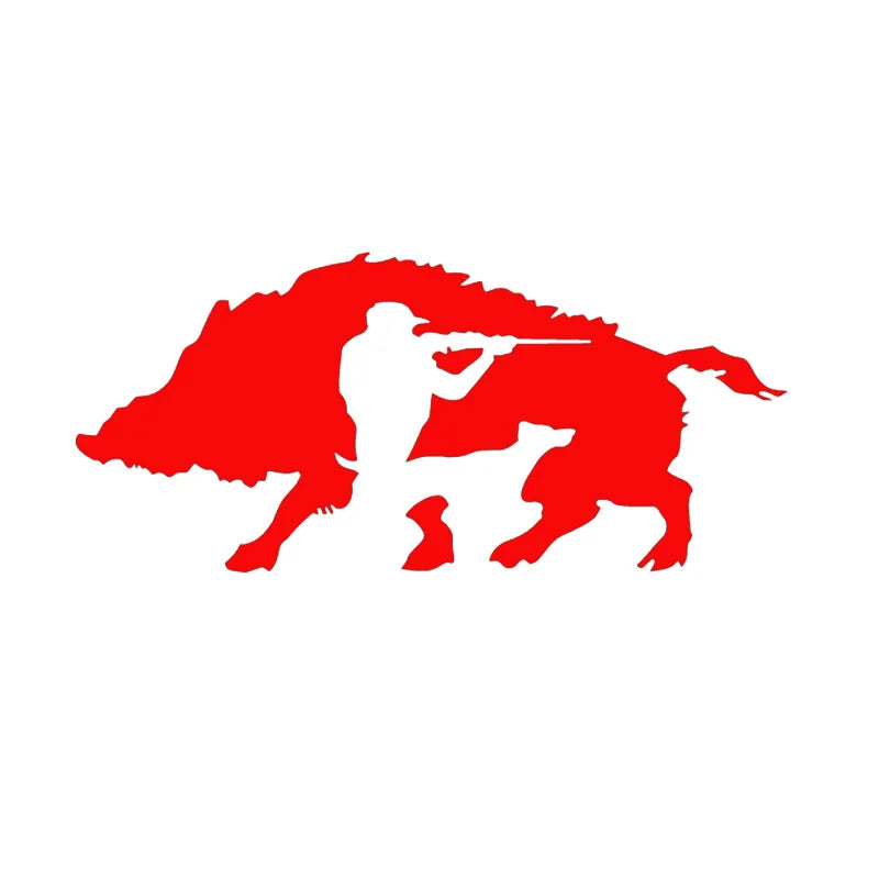 Hunting Wild Hog Decals  Auto Accessories PVC Body Decoration Sunscreen Cover Scratch Decal