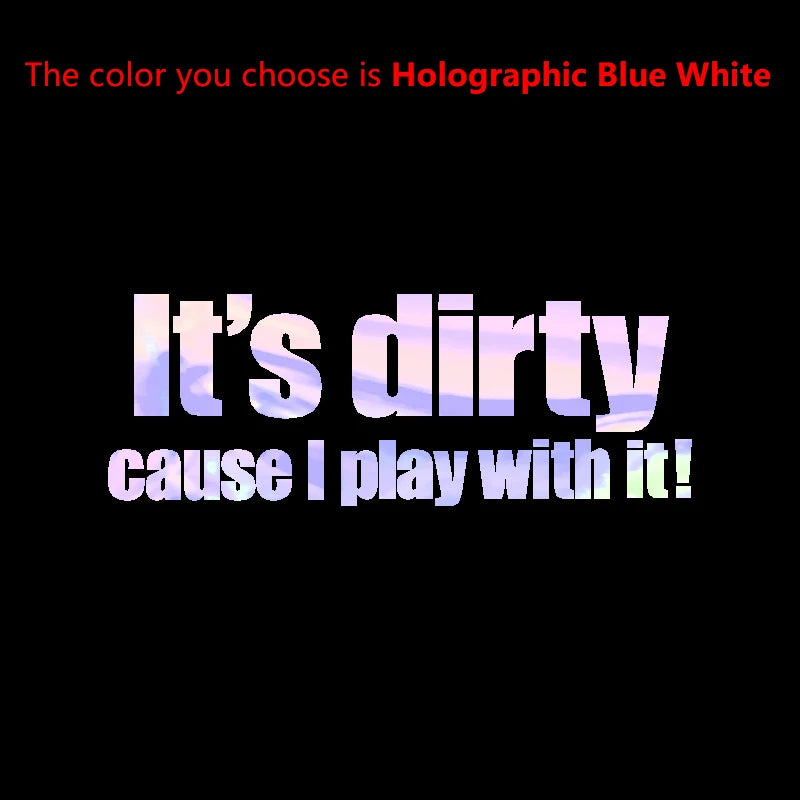 ALL NEW DESIGN! It's dirty cause I play with it - 4x4 off road language DECAL