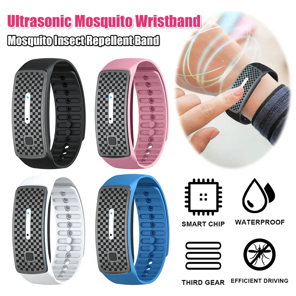 Ultrasonic Mosquito Bracelet Mosquito  Repeller Home Outdoor Mosquito Repellent