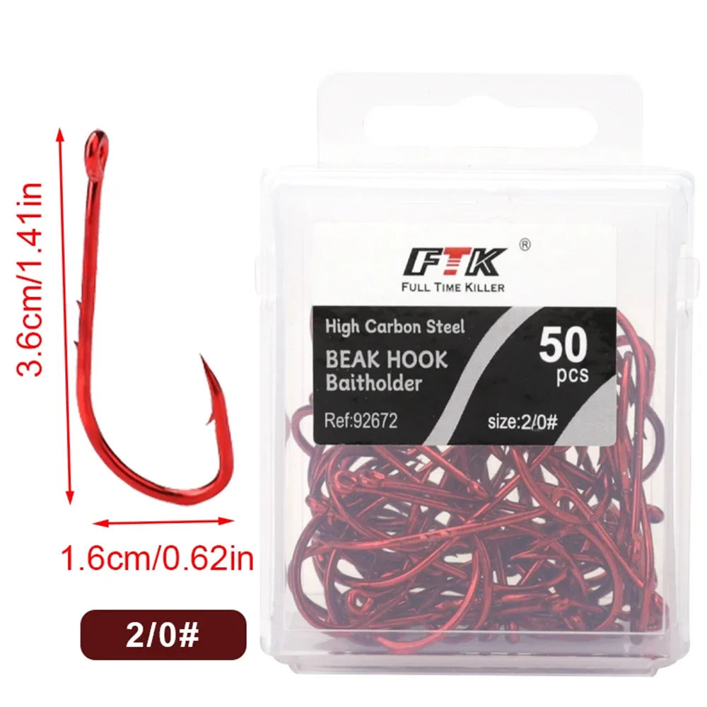 Size 4  Live BaitHolder Carp Fishing /Jig Worm Hooks Tackle