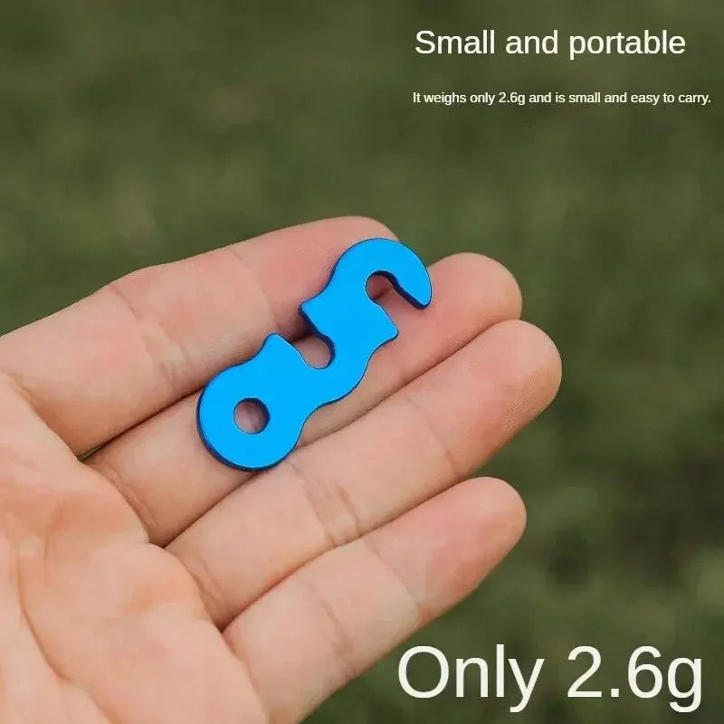 10 pack Red-Adjustable  Rope Buckle S Type Tension /  Fastener Kit Outdoor