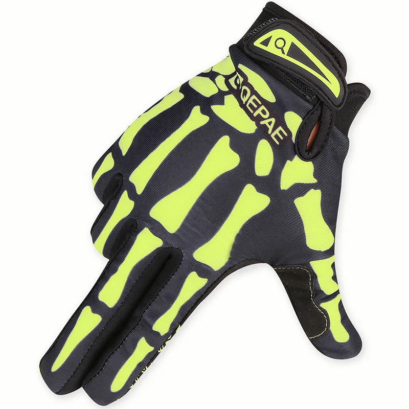 Color Choice Full Finger Ghost Skeleton Gloves for the Unique Hunter Assassin in the woods!