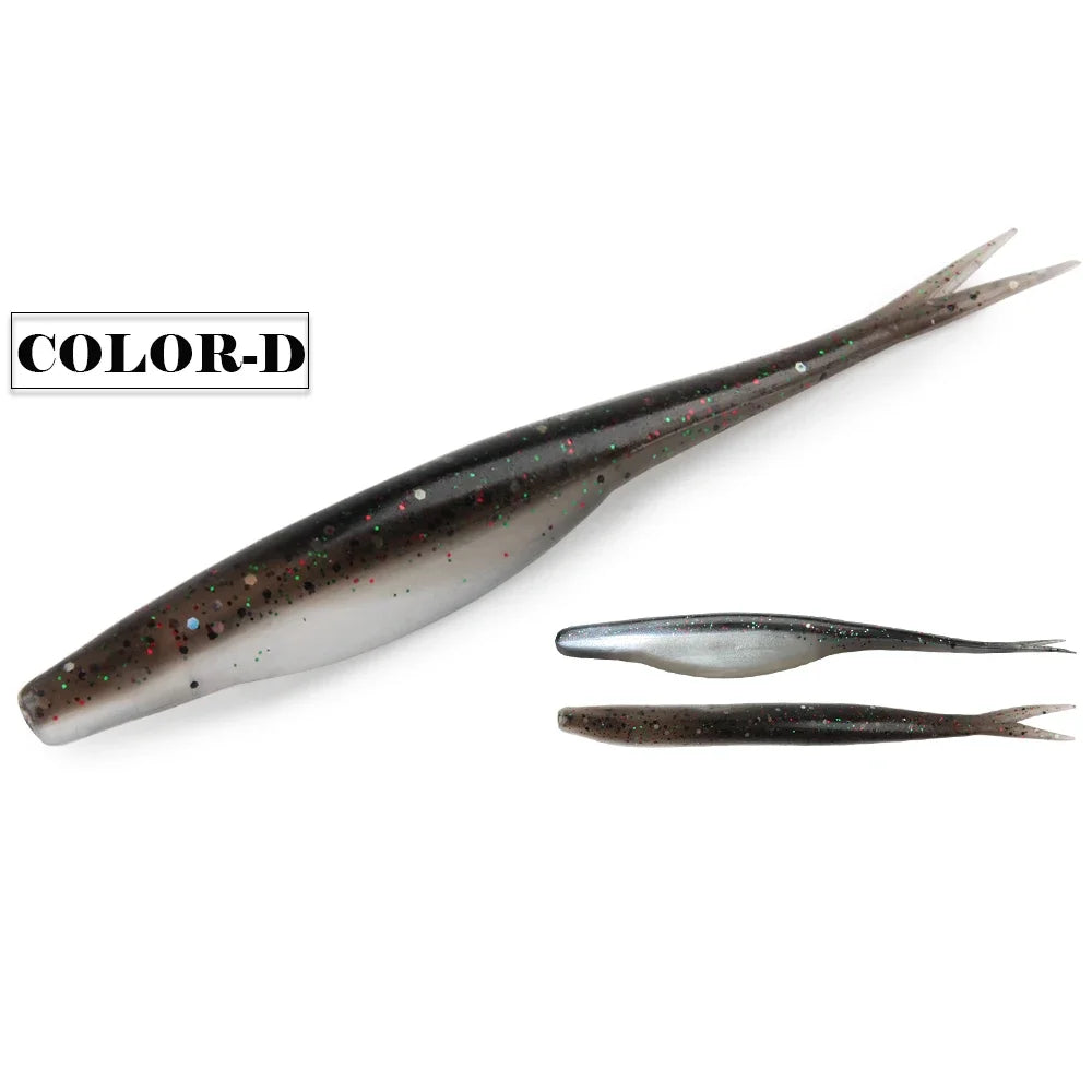 Spinpoler TPR Soft Bait Floating 12cm Jerk Minnow Fishing Shad Super Soft Flexible For Zander Pike Perch Bass Sea Fish Pesca