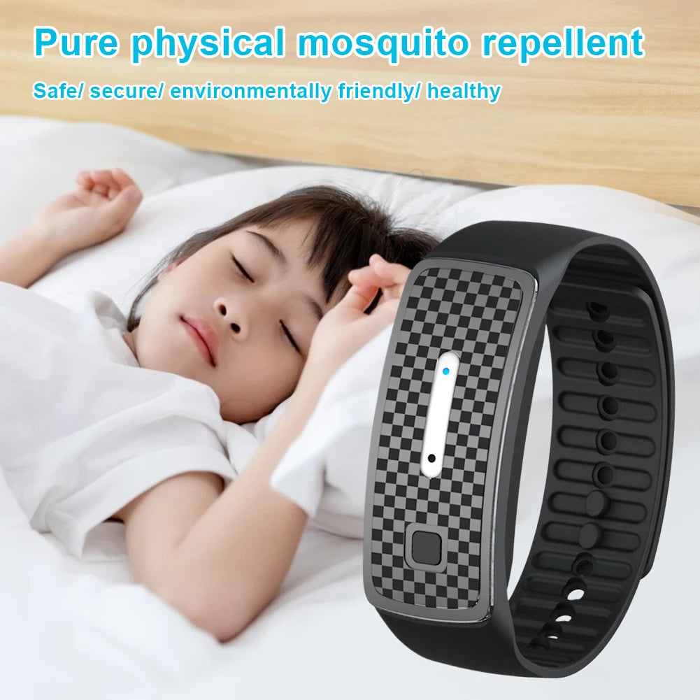 Ultrasonic Mosquito Bracelet Mosquito  Repeller Home Outdoor Mosquito Repellent