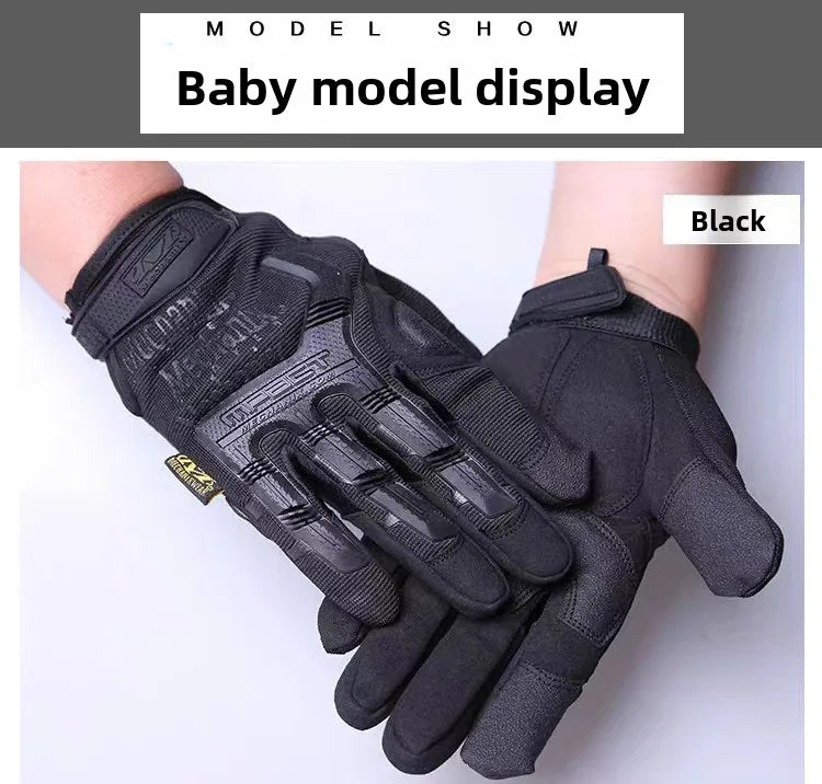 New Tactical full finger / anti slip climbing/shock-absorbing sports gloves