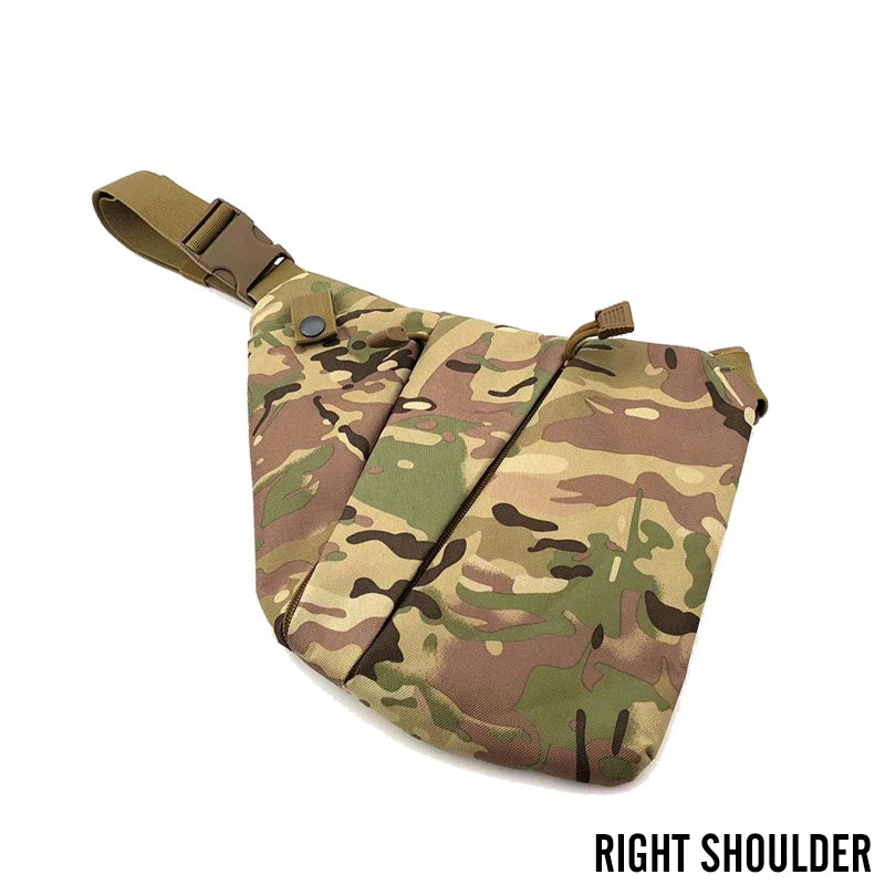 Multifunctional Concealed Tactical Storage Gun Bag Holster Men's Left /Right Nylon Shoulder Holster
