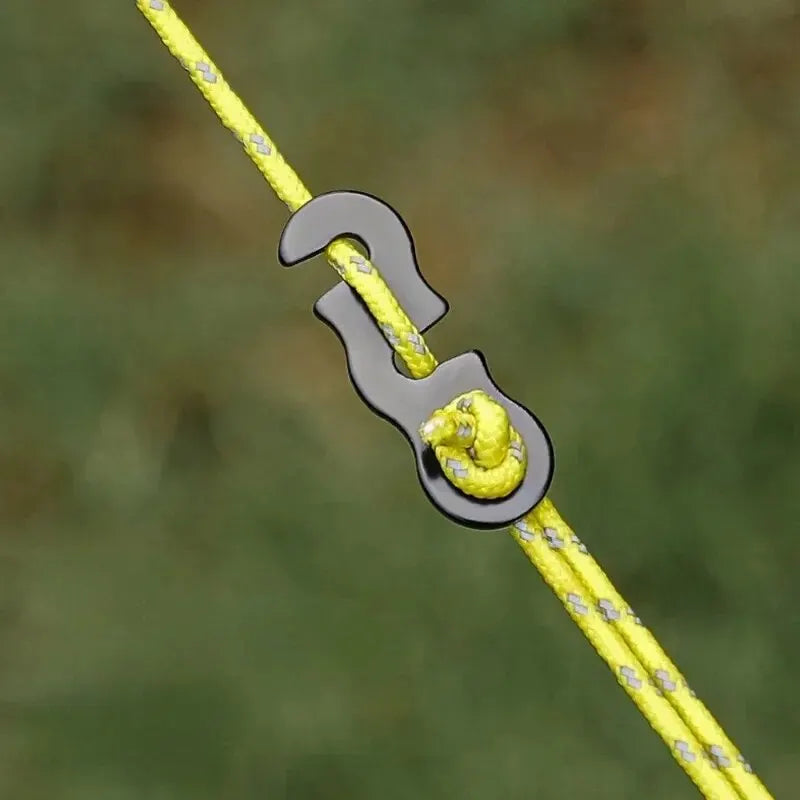 10 pack Red-Adjustable  Rope Buckle S Type Tension /  Fastener Kit Outdoor