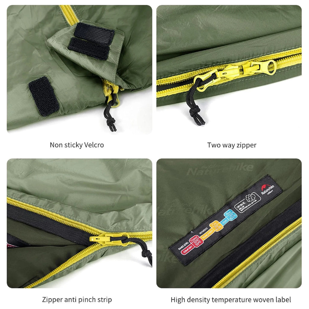Crash Out Sleeping Bag Ultralight 2 Seasons Spring /Summer Chose Blue/Brown Color Stock Items