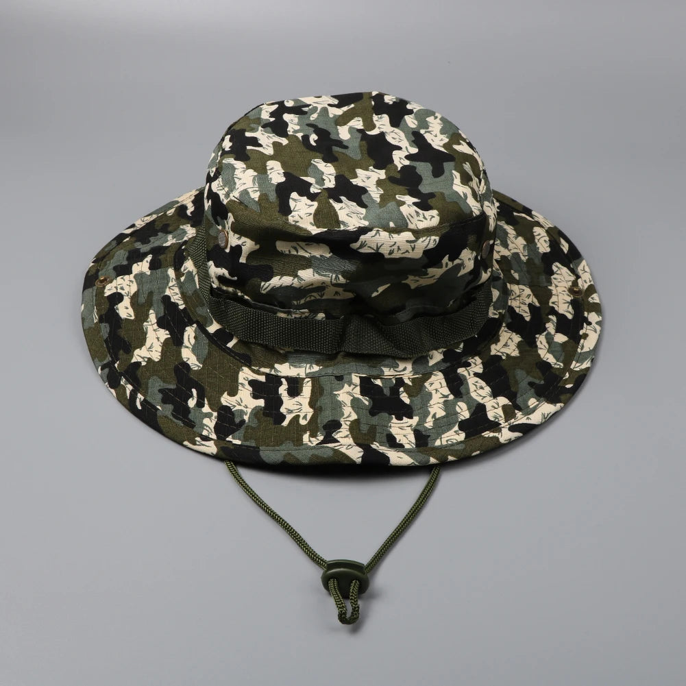 New Sizes-Tactical Boonie  Men /Women Outdoor  Sun Protective Design with Tactical Patterns