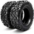 ATV/UTV Tires 26x11-12,All-Terrain Mud Tires 26x11x12,6-Ply,Non-Directional Tread,Tubeless,Set of 2