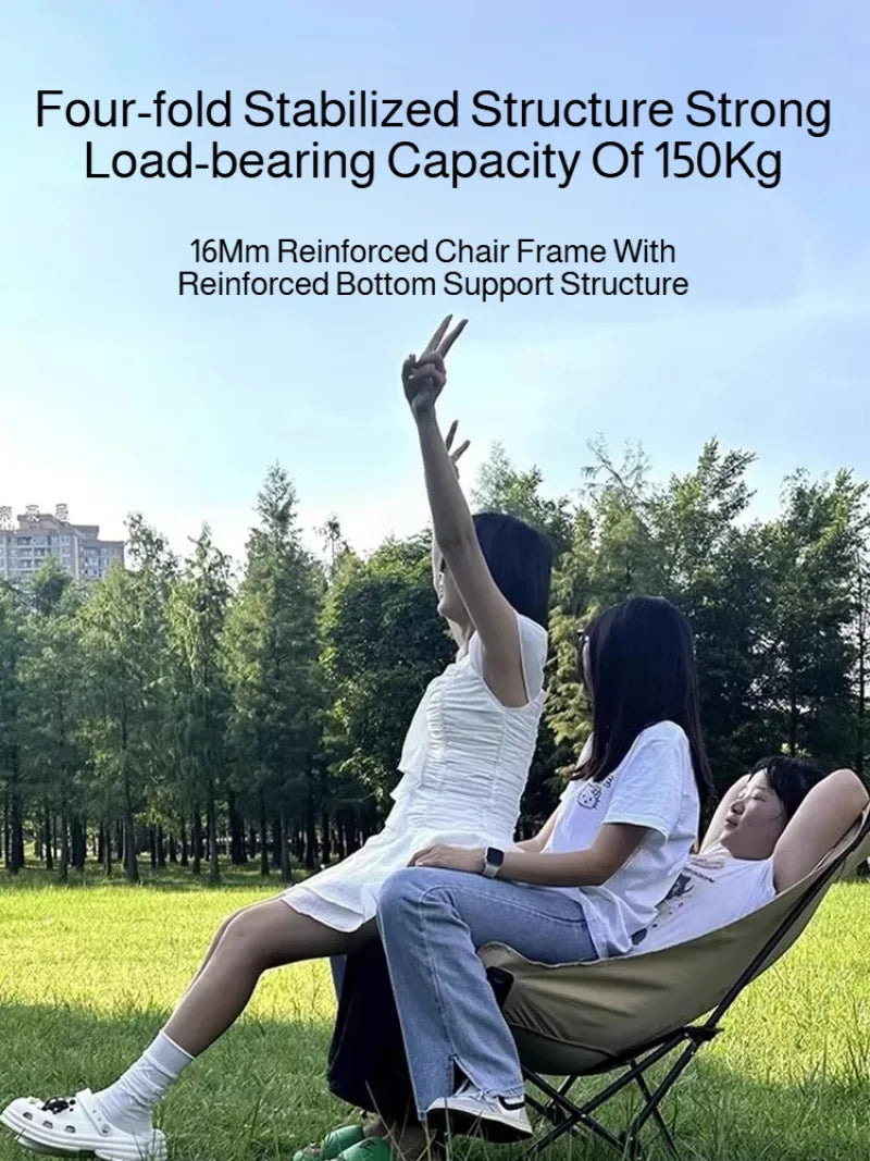 Outdoor/Tailgating Folding recliner Curved headrest Comfort Experience / relaxation chair