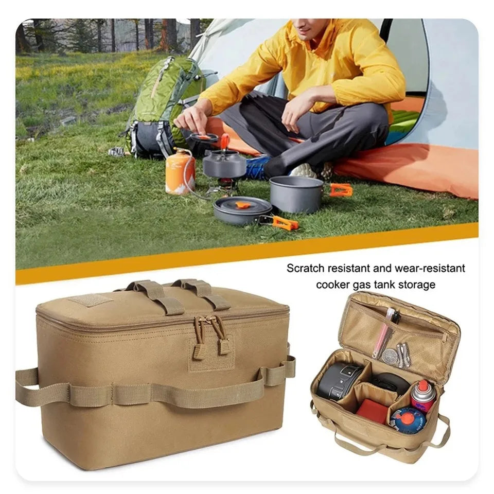 Outdoor Camping Gas Tank Storage Bag Large Capacity /Ground Nail Tool /Bag Gas Canister/ Cookware Kit Bag