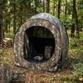 New Hut ! Hunting Blind Ground Shelter - Easy Setup And Storage for Deer Turkey And Duck Hunting