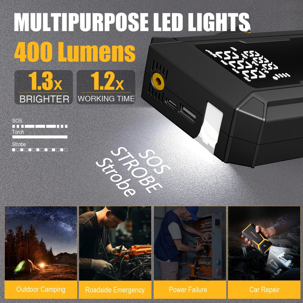 TIMBERLINESPORTINGCO CHOICE ! Battery Jump with Air Pump 4000A Jump Starter &150PSI Air Compressor,