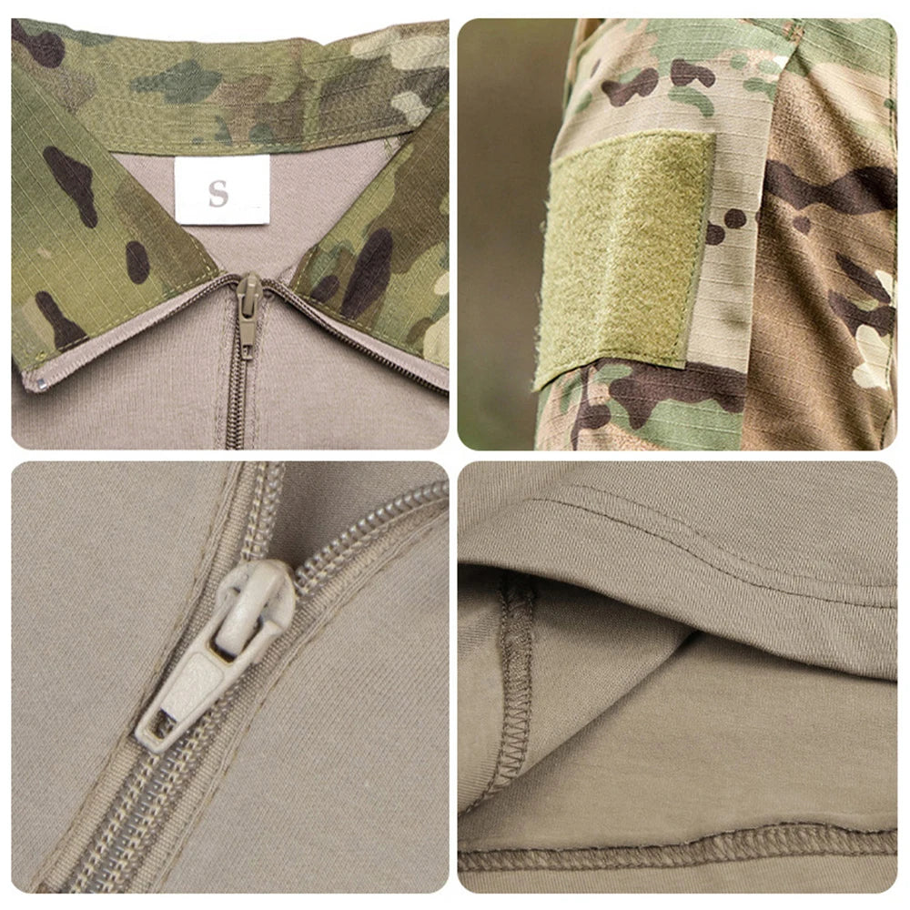 Tactical T-Shirts  Outdoor Sport Tee Quick Dry Short Sleeve Shirt