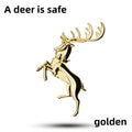 1 Pcs  Stag Elk Emblem Badge Sticker