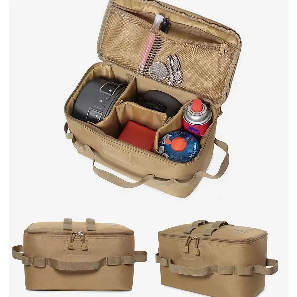 Outdoor Camping Gas Tank Storage Bag Large Capacity /Ground Nail Tool /Bag Gas Canister/ Cookware Kit Bag