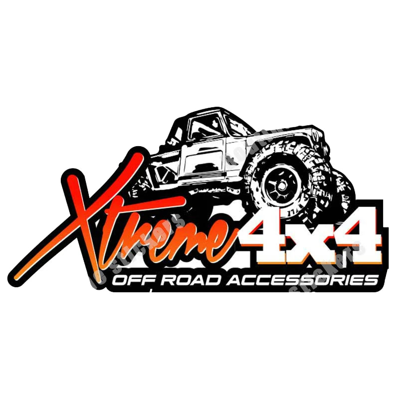 Outdoor Idenity-15 Kinds of Retro Off-road 4x4 Off-road PVC Vinyl Old School Stickers