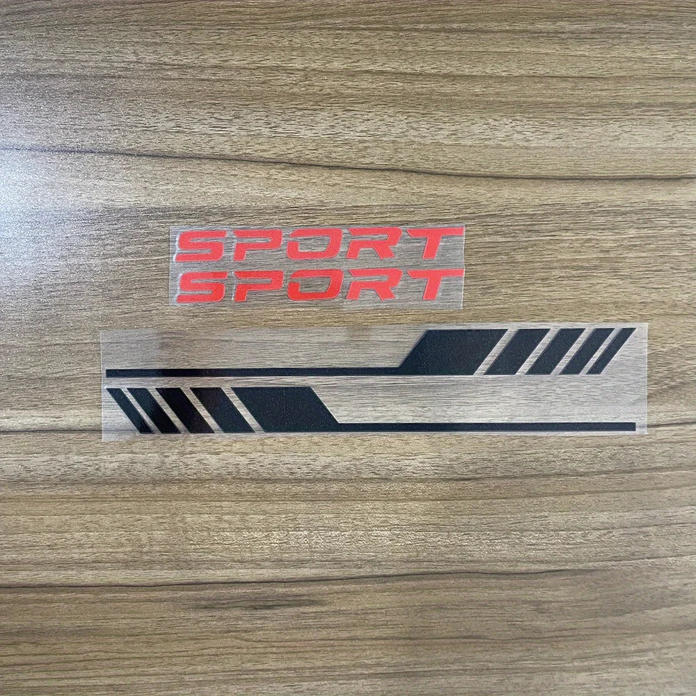 ALL NEW GRAPHIC ! 4pcs  Door Side Sport Diagonal Stripe Auto Door Decals