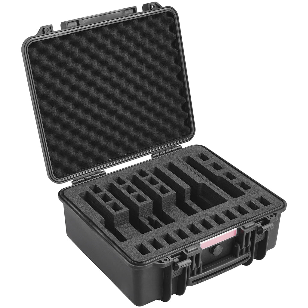 Best Seller ! Hard Pistol Cases with Pre-cut PU Foam Lining Waterproof Dust-proof Hard Lockable Pistol Case