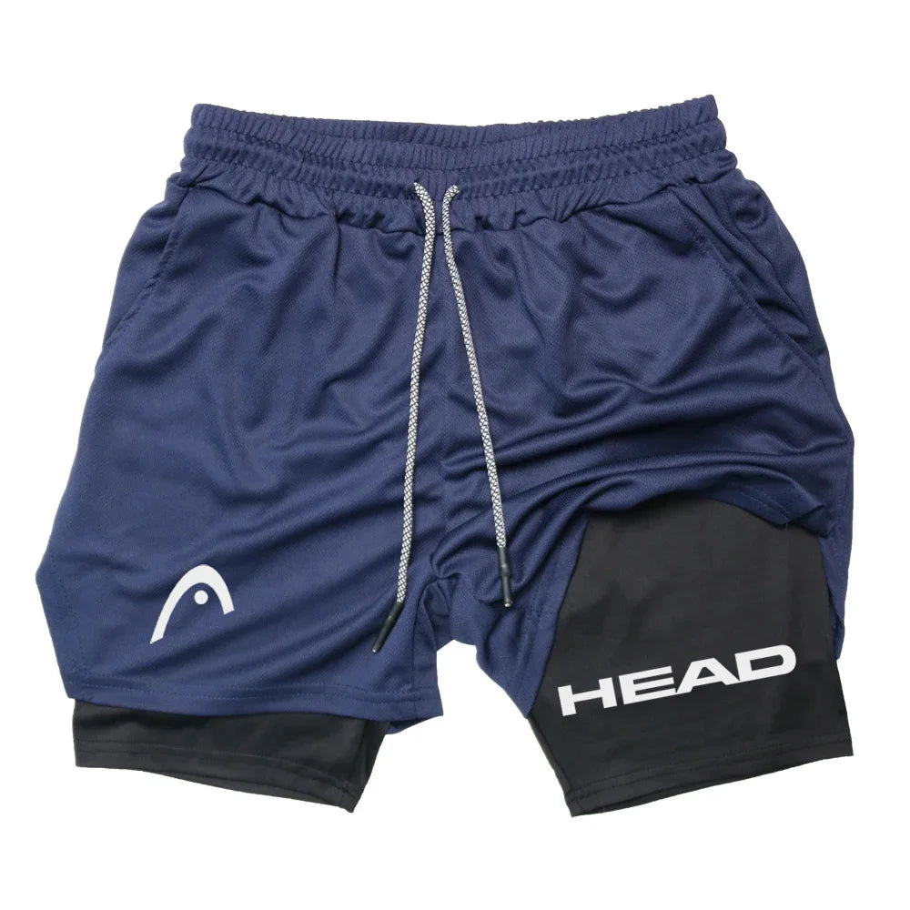 2 in 1 Sports Quick Dry  Shorts w/ Double Layer Comfort