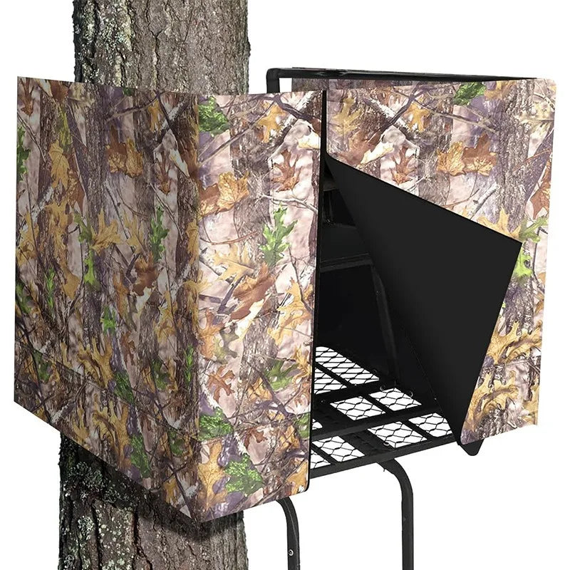 Wrap -Up Waterproof Hunting Camouflage Blind Cover Realistic Leaf Camo Tree Stand Blind