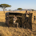 Couples Hunting Blind Easy Setup Ground Shelter Outdoor Camo Blind with Storage