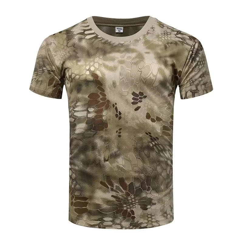 2026 New Summer Hunting Camouflage T-shirt Men Breathable