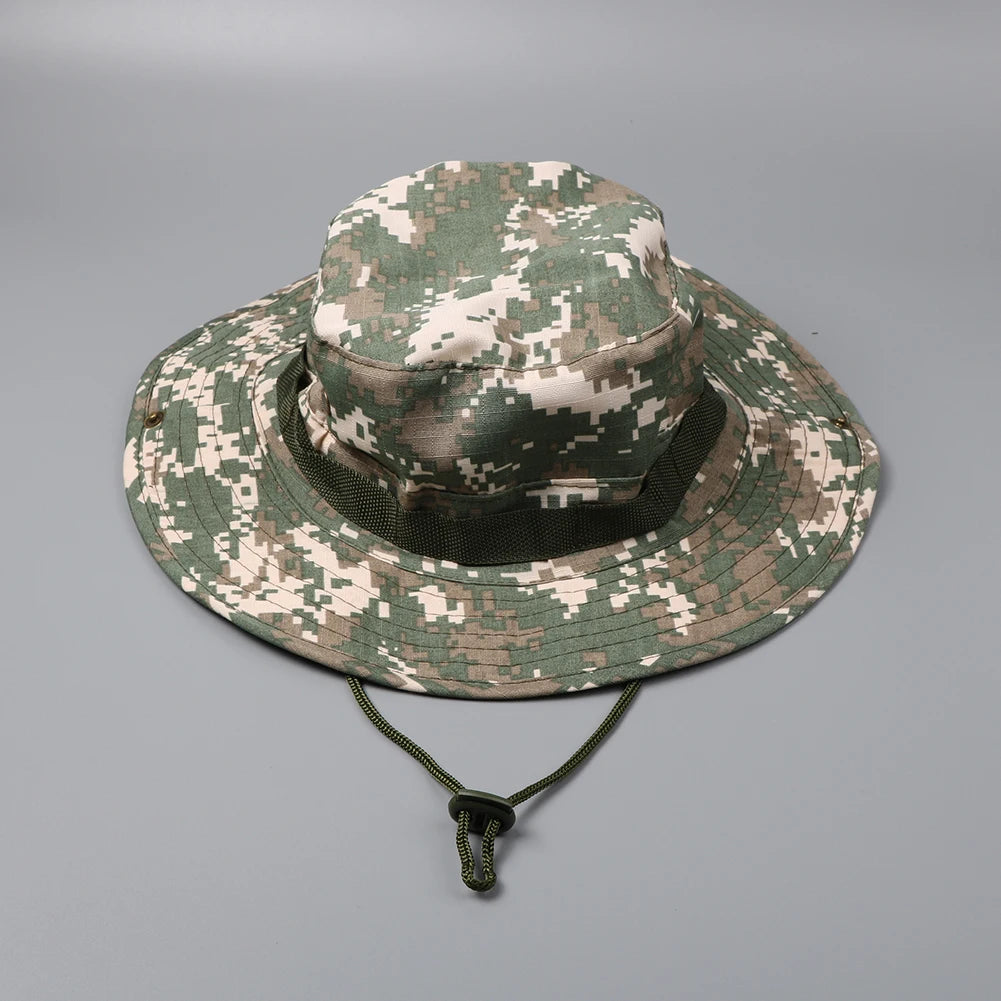 New Sizes-Tactical Boonie  Men /Women Outdoor  Sun Protective Design with Tactical Patterns