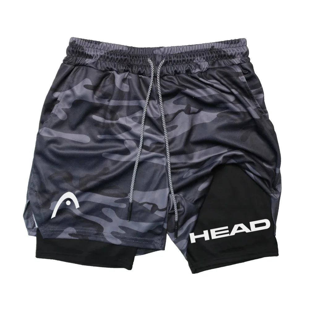 2 in 1 Sports Quick Dry  Shorts w/ Double Layer Comfort