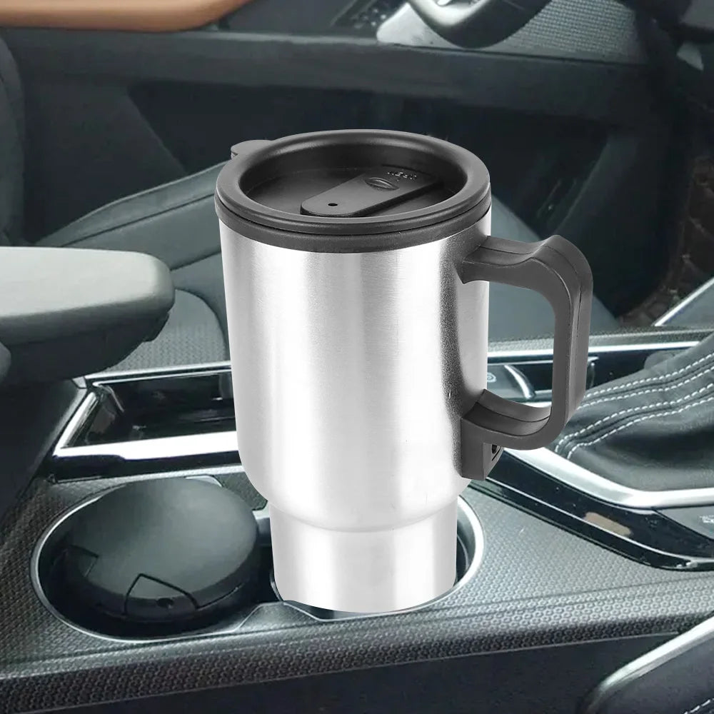 12V Truck Coffee/Soup Electric Stainless Steel /Thermal Mug Camping Kettle Heating Cup
