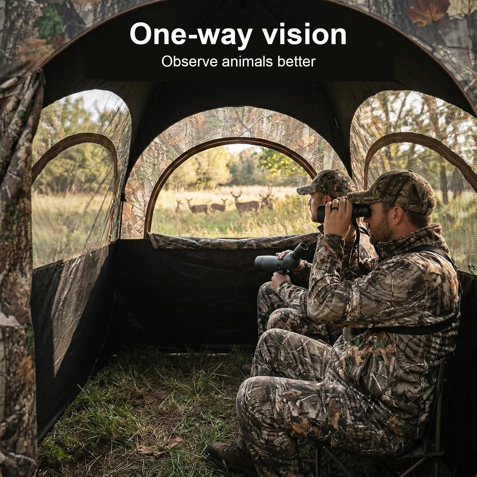 Secret Spot Hunting Blind /Easy Setup And Storage Outdoor Camo Blind